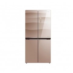美的冰箱432升十字对开纤薄智能变频风冷无霜多门电冰箱BCD-432WGPZM