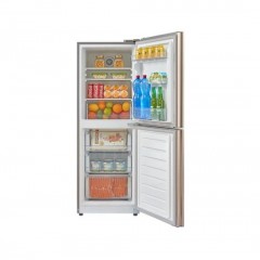 【新品推荐】冰箱 BCD-166WM 家用双门小冰箱 小型风冷无霜 爵士棕