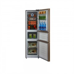 Midea/美的三门风冷冰箱 215升 节能省电 铂金净味 BCD-215WTM(E)阳光米