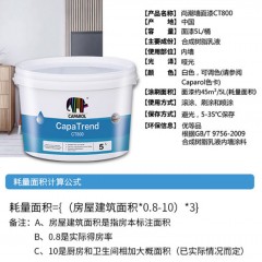 CAPAROL德爱威 德国品质 内墙 乳胶漆 油漆 涂料 底漆 尚潮CT800 白色