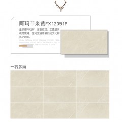 罗马磁砖 现代大理石瓷砖大规格600x1200釉面砖地板砖FX12051P