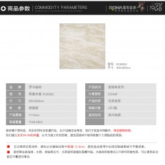 罗马磁砖 简约现代大理石瓷砖 防滑耐磨客厅卧室地砖RC80802